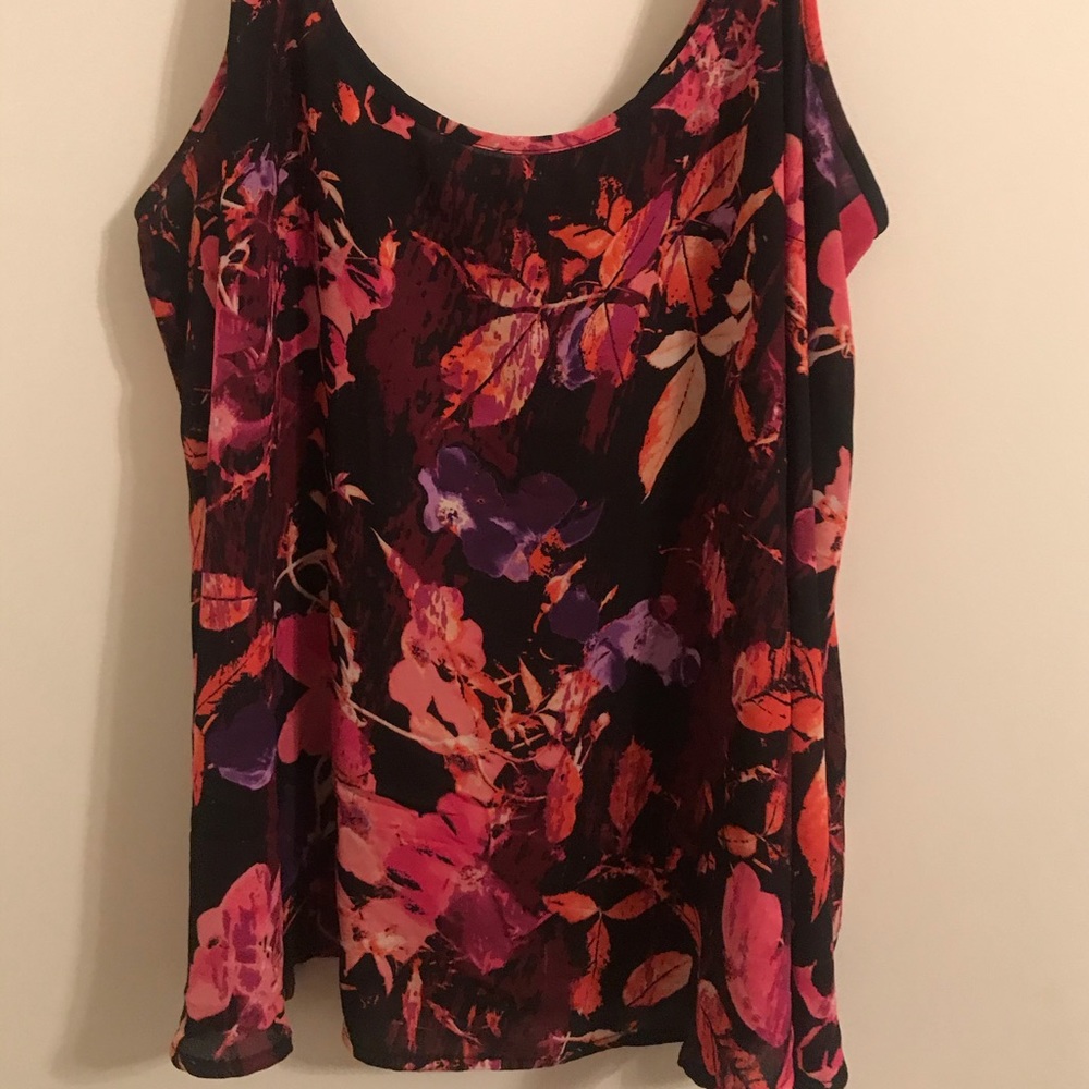 Floral spaghetti strap top